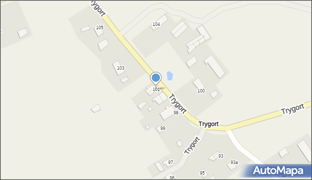 Trygort, Trygort, 101, mapa Trygort