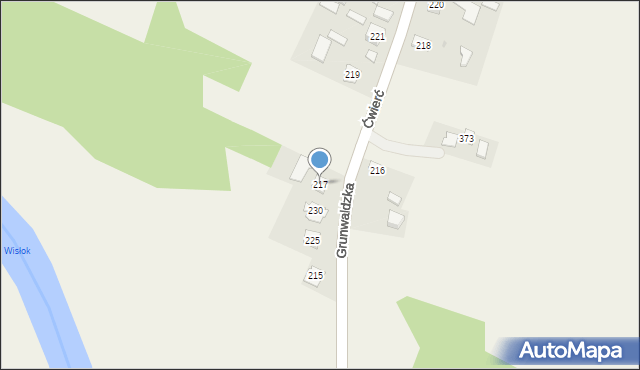 Tryńcza, Tryńcza, 217, mapa Tryńcza