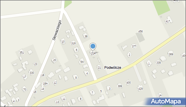 Tryńcza, Tryńcza, 21A, mapa Tryńcza