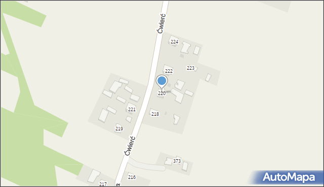 Tryńcza, Tryńcza, 220, mapa Tryńcza