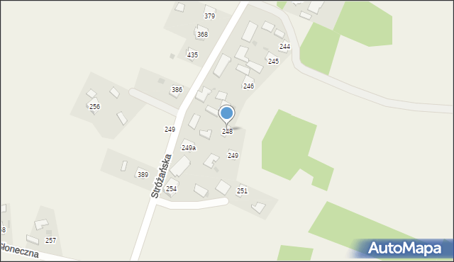 Tryńcza, Tryńcza, 248, mapa Tryńcza