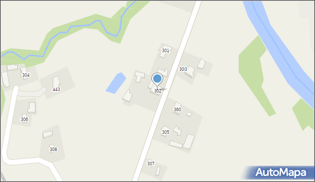 Tryńcza, Tryńcza, 302, mapa Tryńcza