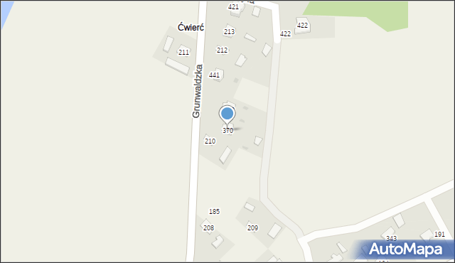 Tryńcza, Tryńcza, 370, mapa Tryńcza