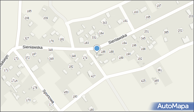 Tryńcza, Tryńcza, 403, mapa Tryńcza