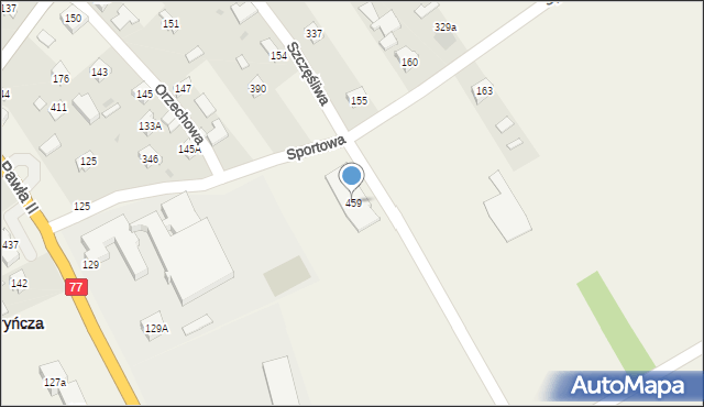 Tryńcza, Tryńcza, 459, mapa Tryńcza