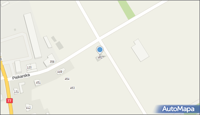 Tryńcza, Tryńcza, 461, mapa Tryńcza