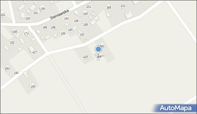 Tryńcza, Tryńcza, 465, mapa Tryńcza