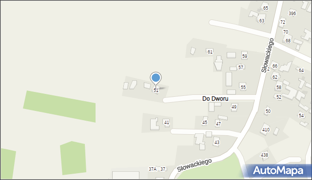 Tryńcza, Tryńcza, 51, mapa Tryńcza