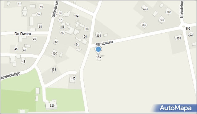 Tryńcza, Tryńcza, 56a, mapa Tryńcza