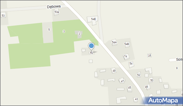 Trypucie, Trypucie, 51, mapa Trypucie