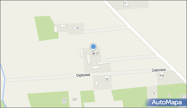 Trypucie, Trypucie, 55, mapa Trypucie