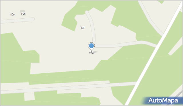 Trypucie, Trypucie, 67a, mapa Trypucie