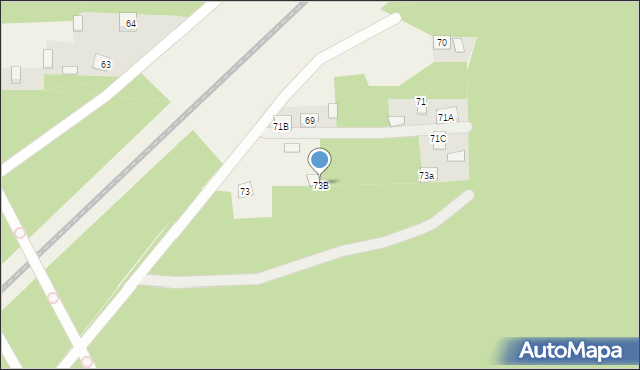 Trypucie, Trypucie, 73B, mapa Trypucie