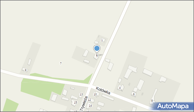 Trywieża, Trywieża, 5, mapa Trywieża