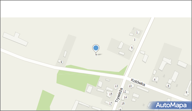 Trywieża, Trywieża, 7, mapa Trywieża