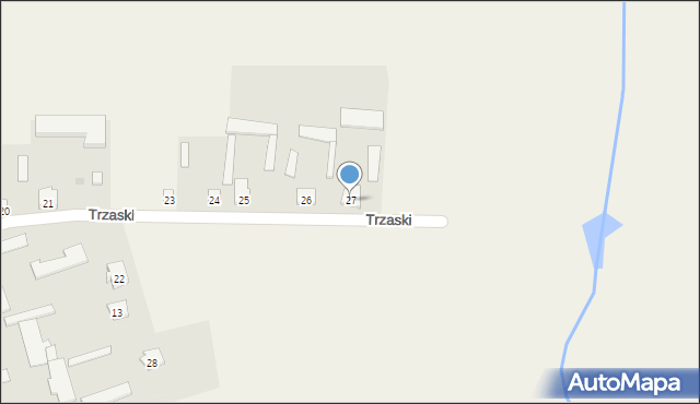 Trzaski, Trzaski, 27, mapa Trzaski