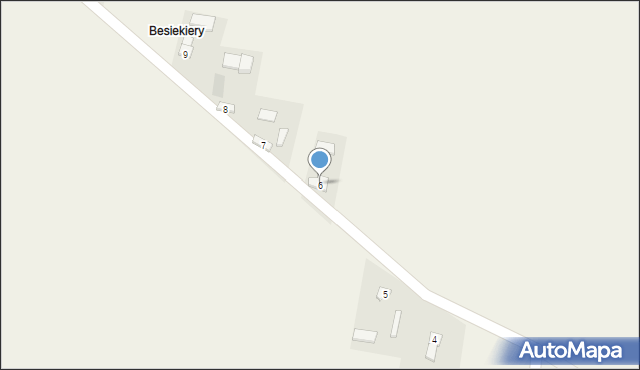 Trzaskowice, Trzaskowice, 6, mapa Trzaskowice