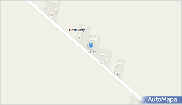 Trzaskowice, Trzaskowice, 8, mapa Trzaskowice