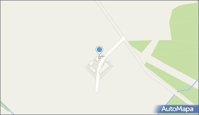Trzcianek, Trzcianek, 12, mapa Trzcianek