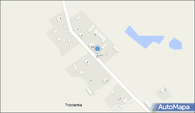 Trzcianka, Trzcianka, 10, mapa Trzcianka