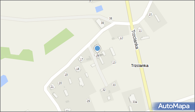 Trzcianka, Trzcianka, 15, mapa Trzcianka