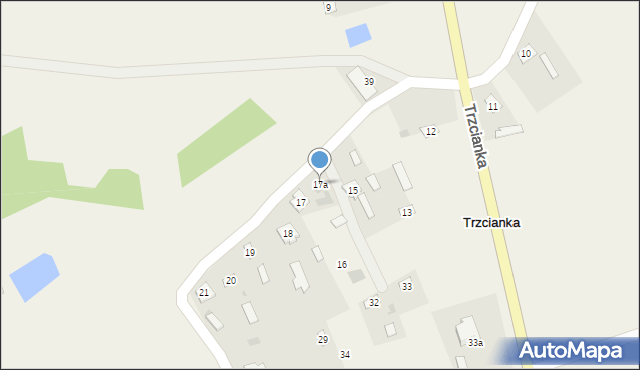 Trzcianka, Trzcianka, 17a, mapa Trzcianka