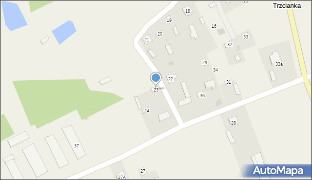 Trzcianka, Trzcianka, 23, mapa Trzcianka