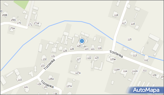 Trzcianka, Trzcianka, 124, mapa Trzcianka