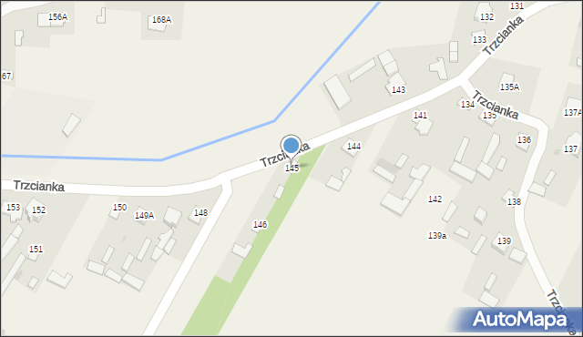 Trzcianka, Trzcianka, 145, mapa Trzcianka