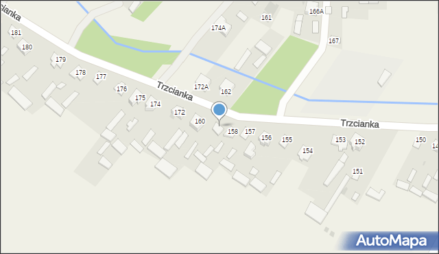 Trzcianka, Trzcianka, 159, mapa Trzcianka