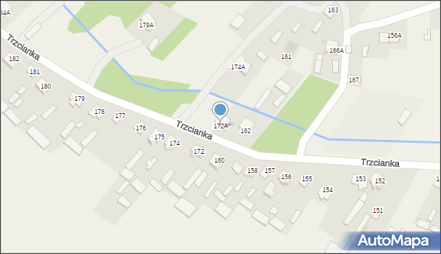 Trzcianka, Trzcianka, 172A, mapa Trzcianka