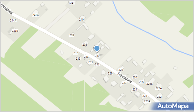Trzcianka, Trzcianka, 232, mapa Trzcianka
