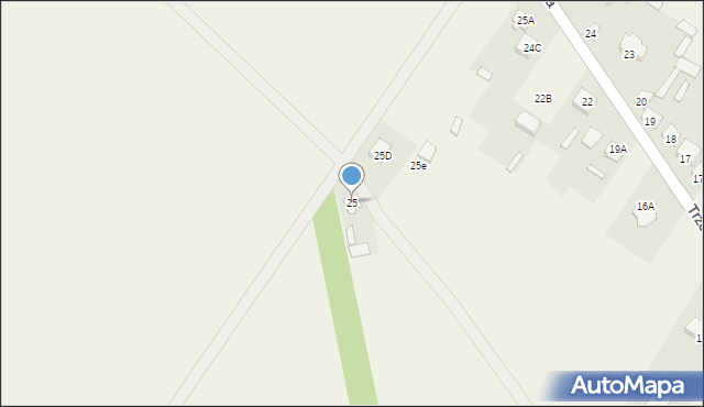 Trzcianka, Trzcianka, 25, mapa Trzcianka