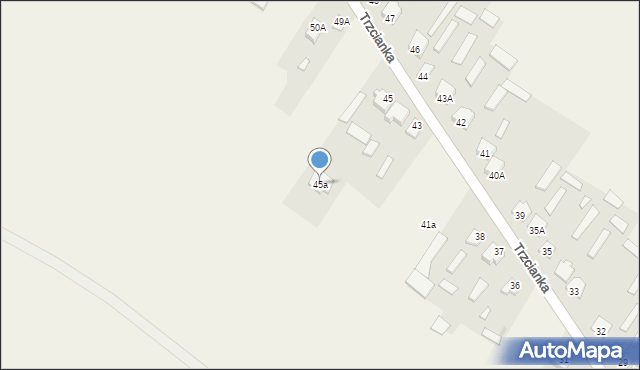 Trzcianka, Trzcianka, 45a, mapa Trzcianka