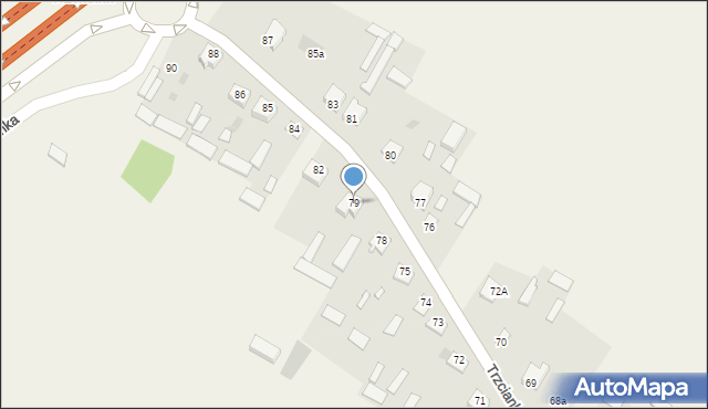 Trzcianka, Trzcianka, 79, mapa Trzcianka