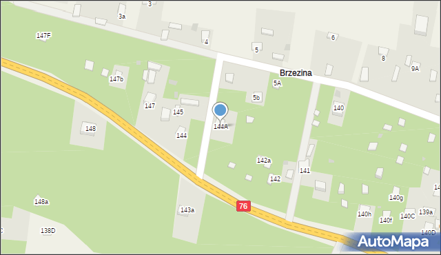Trzcianka, Trzcianka, 144A, mapa Trzcianka