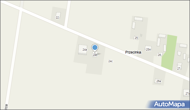 Trzcianka, Trzcianka, 24b, mapa Trzcianka