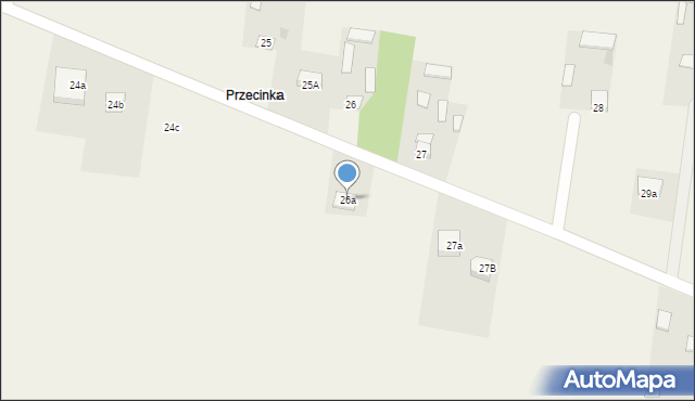 Trzcianka, Trzcianka, 26a, mapa Trzcianka