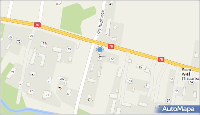 Trzcianka, Trzcianka, 67, mapa Trzcianka