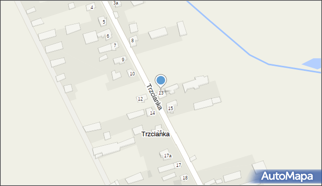 Trzcianka, Trzcianka, 13, mapa Trzcianka
