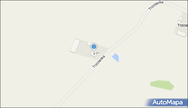 Trzcianka, Trzcianka, 9, mapa Trzcianka