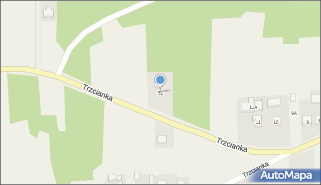 Trzcianka, Trzcianka, 52, mapa Trzcianka