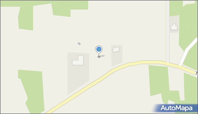 Trzcianka, Trzcianka, 68, mapa Trzcianka