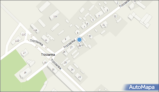 Trzcianka, Trzcianka, 29, mapa Trzcianka