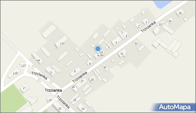 Trzcianka, Trzcianka, 7, mapa Trzcianka