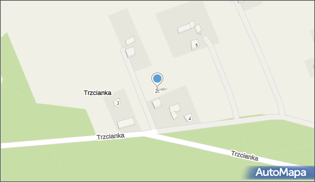 Trzcianka, Trzcianka, 2c, mapa Trzcianka