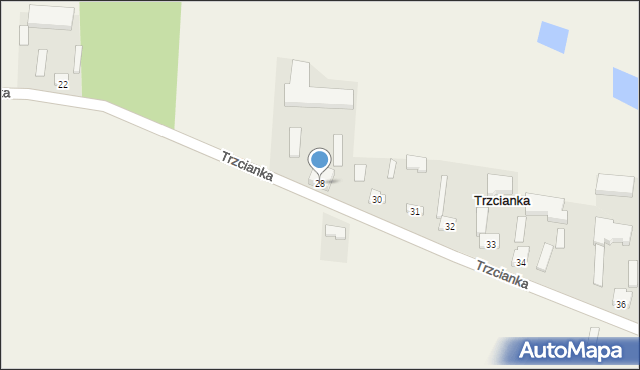 Trzcianka, Trzcianka, 28, mapa Trzcianka