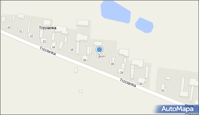 Trzcianka, Trzcianka, 37, mapa Trzcianka