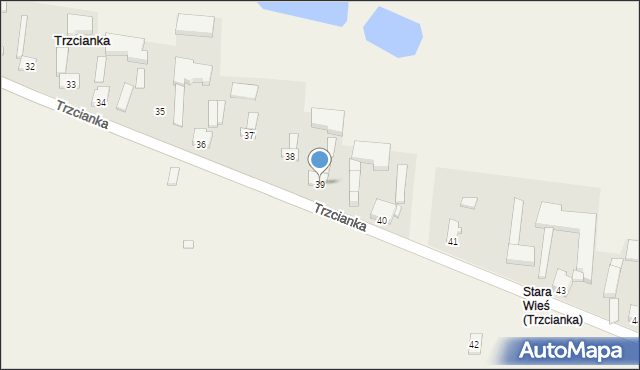 Trzcianka, Trzcianka, 39, mapa Trzcianka