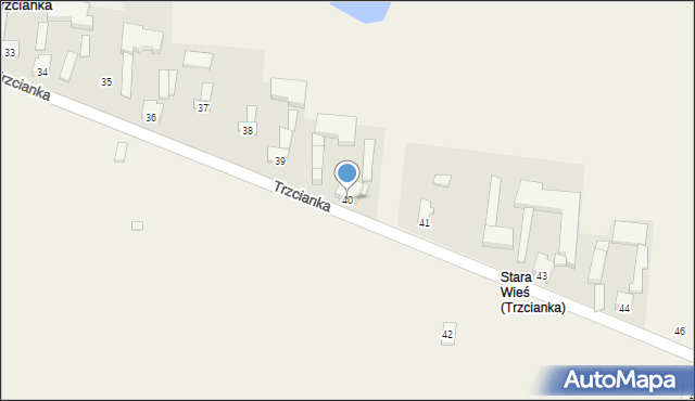 Trzcianka, Trzcianka, 40, mapa Trzcianka